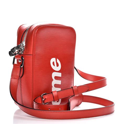 Louis Vuitton x Supreme Danube Epi PM Red 